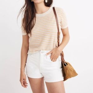 Madewell Striped Lakedale Sweater Tee